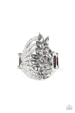 Load image into Gallery viewer, Paparazzi Clear-Cut Cascade - Silver Ring
