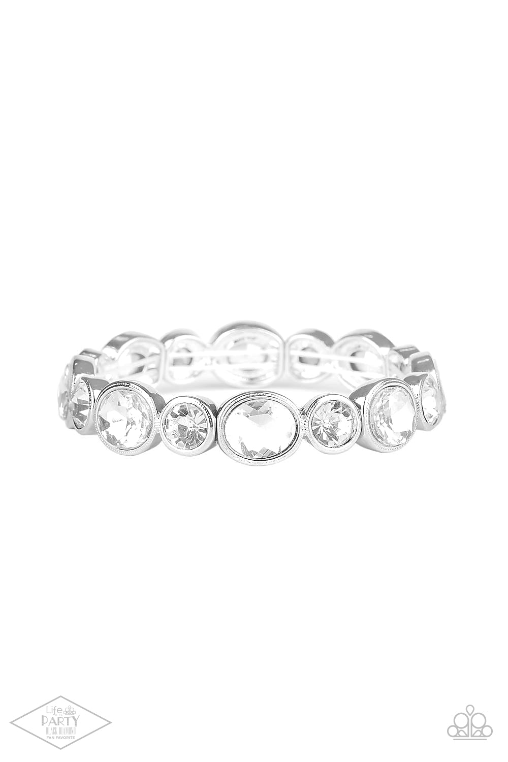 Paparazzi Still GLOWING Strong - White Bracelet