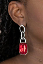 Load image into Gallery viewer, Paparazzi Superstar Status - Red Earring
