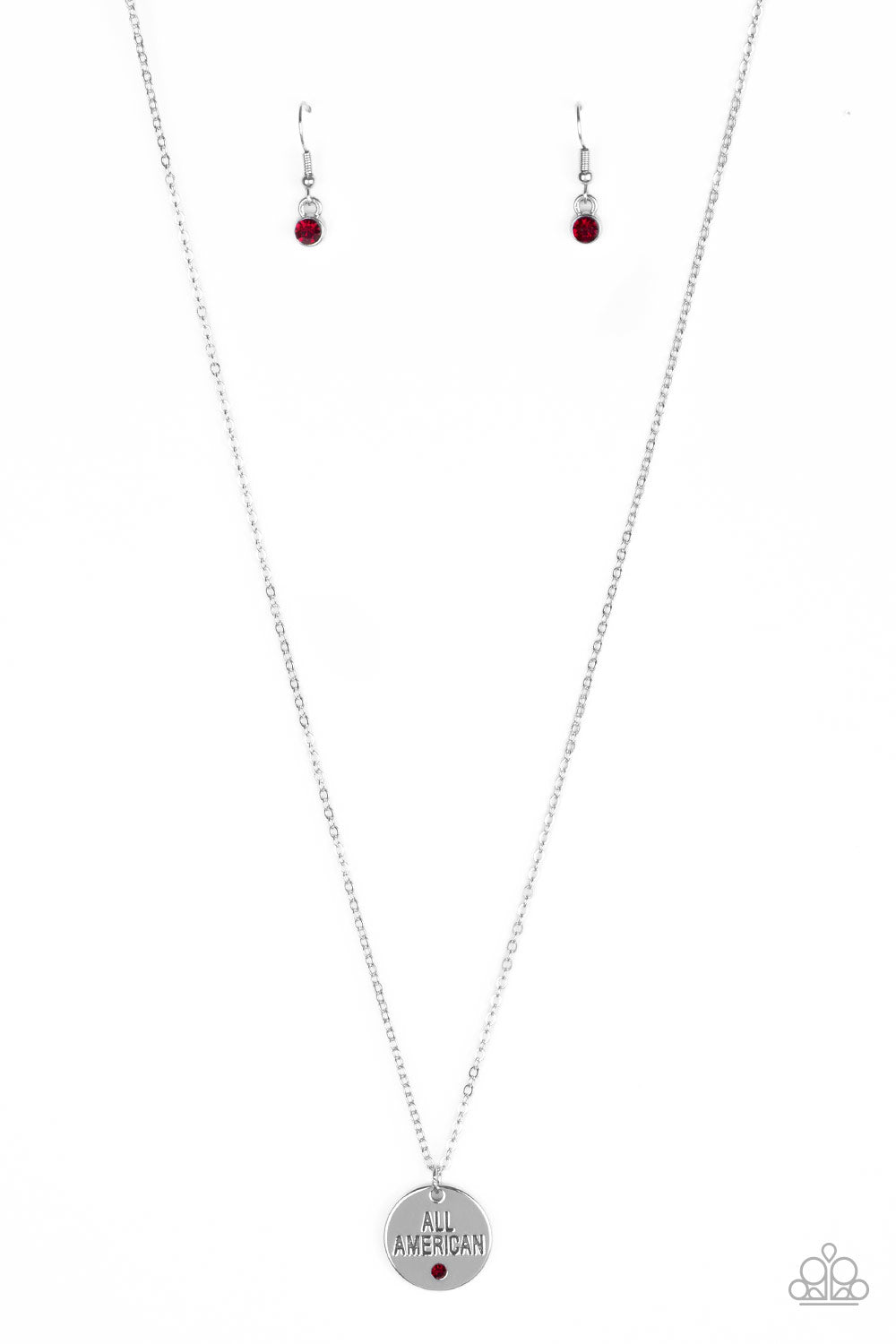Paparazzi All American, All The Time - Red Necklace