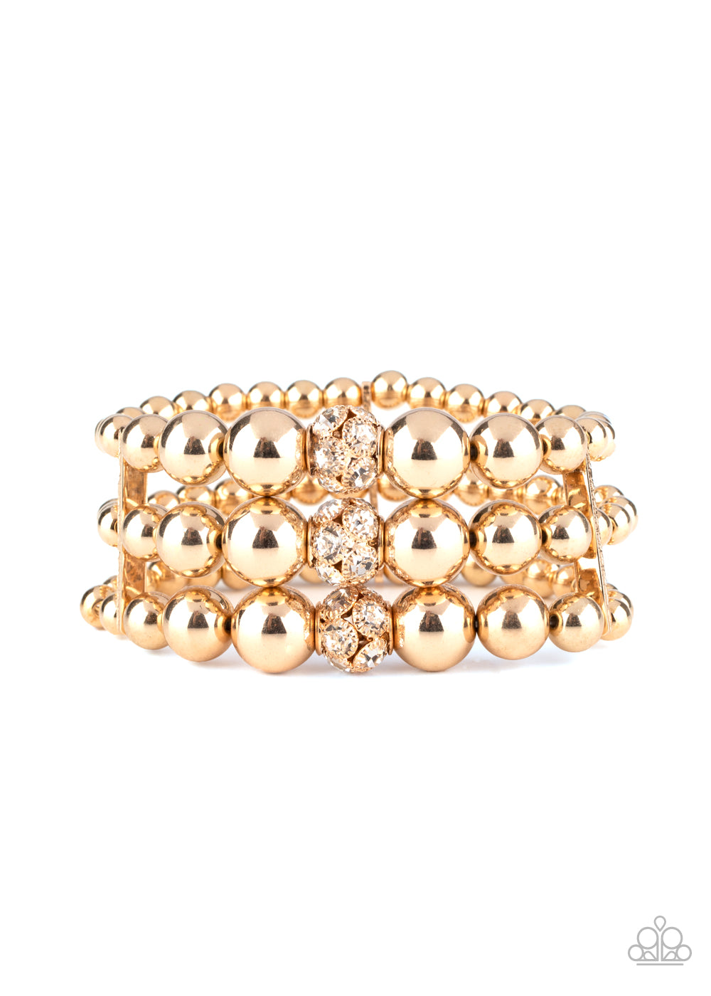 Paparazzi Icing On The Top - Gold Bracelet