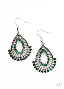 Paparazzi Castle Collection - Green Earring