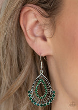 Load image into Gallery viewer, Paparazzi Castle Collection - Green Earring
