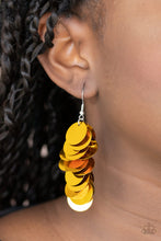 Load image into Gallery viewer, Paparazzi Now You SEQUIN It - Gold Earring
