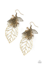 Load image into Gallery viewer, Paparazzi Instant Re-LEAF - Brass Earring
