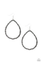 Load image into Gallery viewer, Paparazzi Galaxy Gardens - Black Earring
