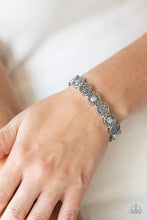 Load image into Gallery viewer, Paparazzi Glamour Garden - Silver Bracelet
