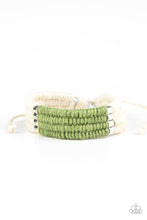 Load image into Gallery viewer, Paparazzi Hot Cross BUNGEE - Green Bracelet
