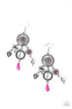 Load image into Gallery viewer, Paparazzi Springtime Essence - Pink Earring
