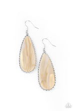 Load image into Gallery viewer, Paparazzi Ethereal Eloquence - White Earrings
