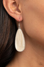 Load image into Gallery viewer, Paparazzi Ethereal Eloquence - White Earrings
