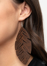Load image into Gallery viewer, Paparazzi I Want To Fly - Brown Earring

