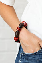 Load image into Gallery viewer, Paparazzi Caribbean Castaway - Red Bracelet
