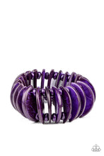 Load image into Gallery viewer, Paparazzi Tropical Tiki Bar - Purple Bracelet
