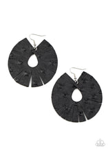 Load image into Gallery viewer, Paparazzi Palm Islands - Black Earring
