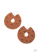 Load image into Gallery viewer, Paparazzi Palm Islands - Brown Earring
