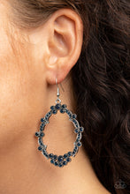 Load image into Gallery viewer, Paparazzi Sparkly Status - Blue Earrings
