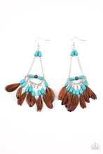 Load image into Gallery viewer, Paparazzi Haute Hawk - Blue Earrings
