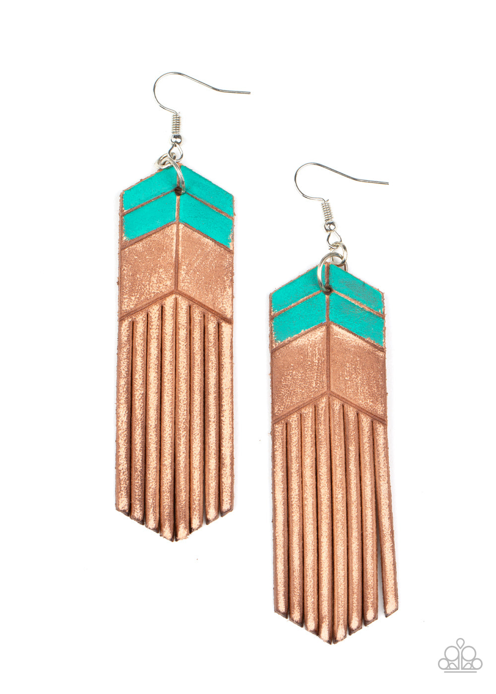 Paparazzi Desert Trails - Blue Earring