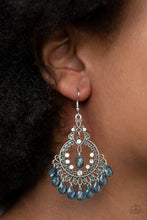 Load image into Gallery viewer, Paparazzi Lyrical Luster - Blue Earrings
