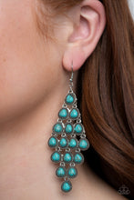 Load image into Gallery viewer, Paparazzi Rural Rainstorms - Blue Earrings

