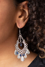 Load image into Gallery viewer, Paparazzi Musical Gardens - Blue Earrings

