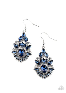 Paparazzi Ice Castle Couture - Blue Earrings