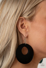 Load image into Gallery viewer, Paparazzi Island Hop - Black Earring
