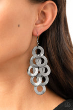 Load image into Gallery viewer, Paparazzi Scattered Shimmer - Black Earring
