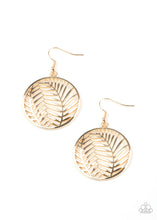 Load image into Gallery viewer, Paparazzi Palm Perfection - Gold Earrings
