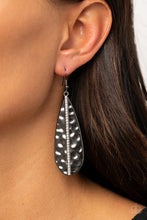 Load image into Gallery viewer, Paparazzi On The Up and UPSCALE - Black Earring
