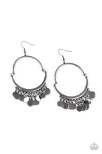 Load image into Gallery viewer, Paparazzi Speed of SPOTLIGHT - Black Earring
