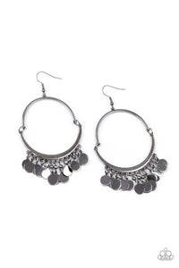 Paparazzi Speed of SPOTLIGHT - Black Earring