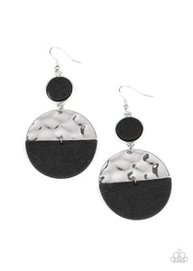 Paparazzi Natural Element - Black Earring