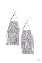Load image into Gallery viewer, Paparazzi Macrame Jungle - Silver Earrings
