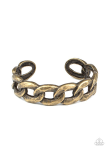 Paparazzi Living Off The GRIT - Brass Bracelet