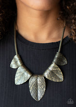 Load image into Gallery viewer, Paparazzi Garden Gatherer - Brass Necklace
