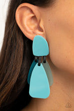 Load image into Gallery viewer, Paparazzi All FAUX One - Blue Earrings
