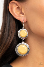 Load image into Gallery viewer, Paparazzi Thrift Shop Stop - Yellow Earrings
