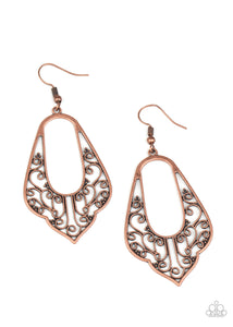 Paparazzi Grapevine Glamour - Copper Earring