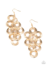 Load image into Gallery viewer, Paparazzi Scattered Shimmer - Gold Earring
