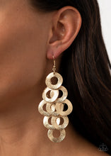 Load image into Gallery viewer, Paparazzi Scattered Shimmer - Gold Earring

