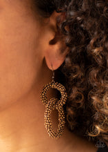 Load image into Gallery viewer, Paparazzi Luck BEAD a Lady - Copper Earrings
