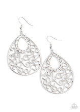 Load image into Gallery viewer, Paparazzi Seize The Stage - White Earrings
