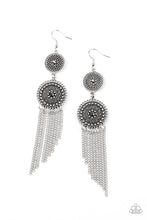 Load image into Gallery viewer, Paparazzi Medallion Mecca - Silver Earrings
