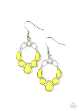 Load image into Gallery viewer, Paparazzi Its Rude to STEER - Yellow Earring
