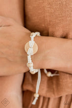 Load image into Gallery viewer, Paparazzi The Road KNOT Taken - White Bracelet
