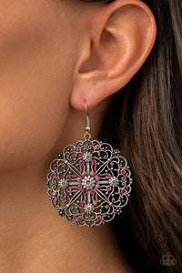 Paparazzi Oh MANDALA! - Pink Earring