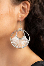 Load image into Gallery viewer, Paparazzi Really High-Strung - White Earrings
