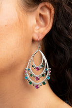 Load image into Gallery viewer, Paparazzi Break Out In TIERS - Multi Earrings

